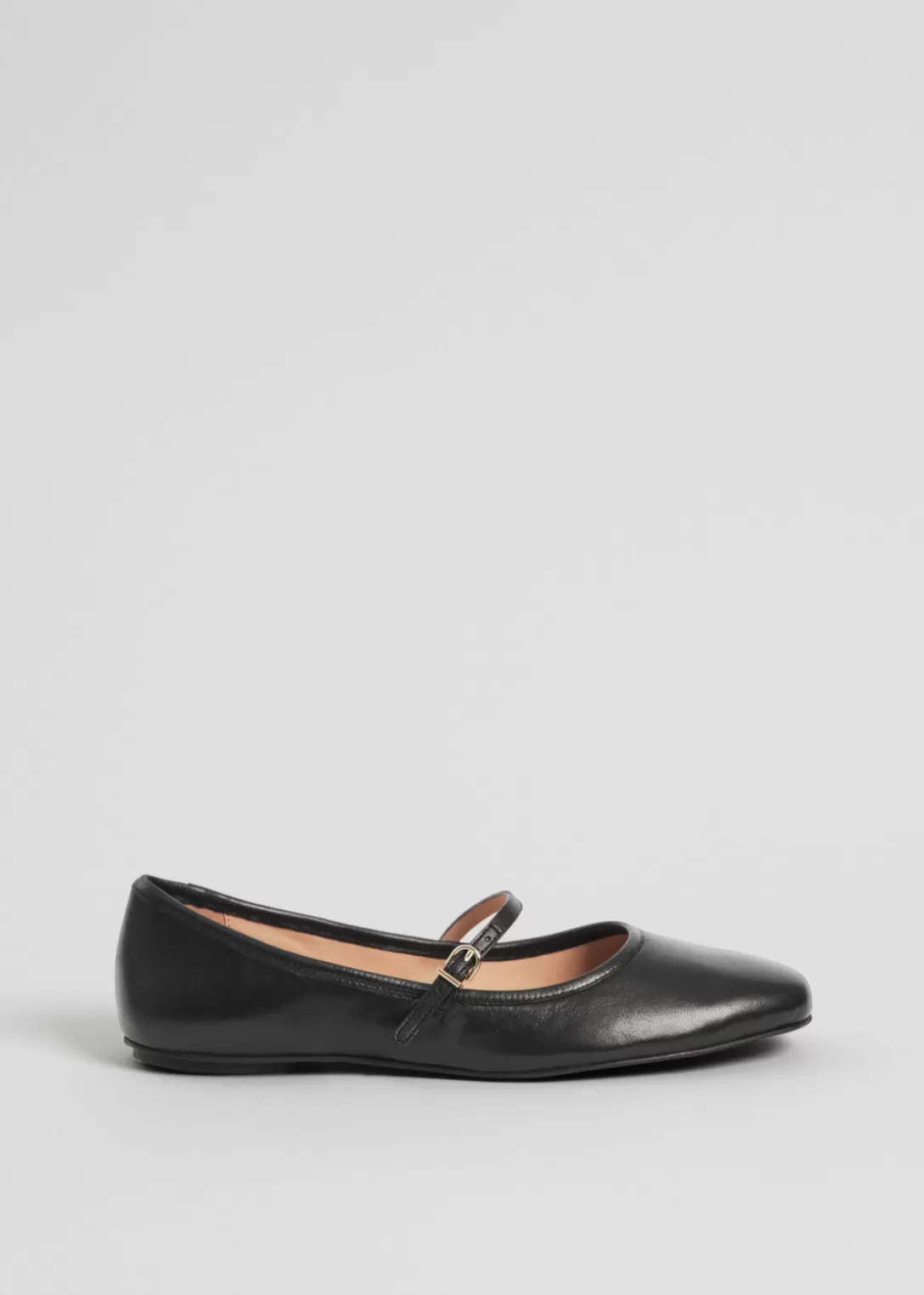 & Other Stories Ballerines Mary Jane En Cuir Sale