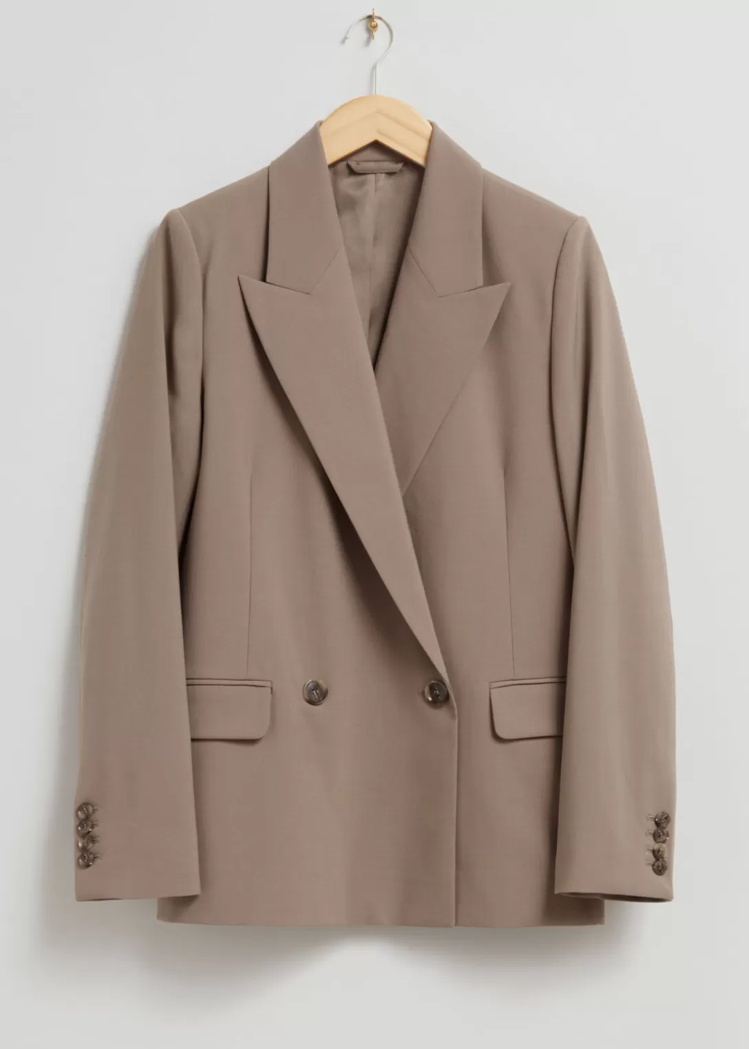 & Other Stories Blazer Habillé Taupe Best