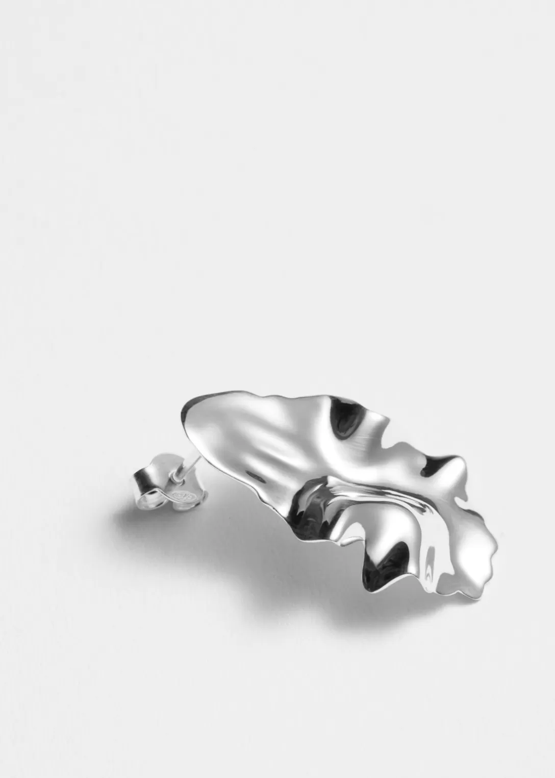 & Other Stories Boucles D’oreilles En Argent De Forme Organique Argenté New