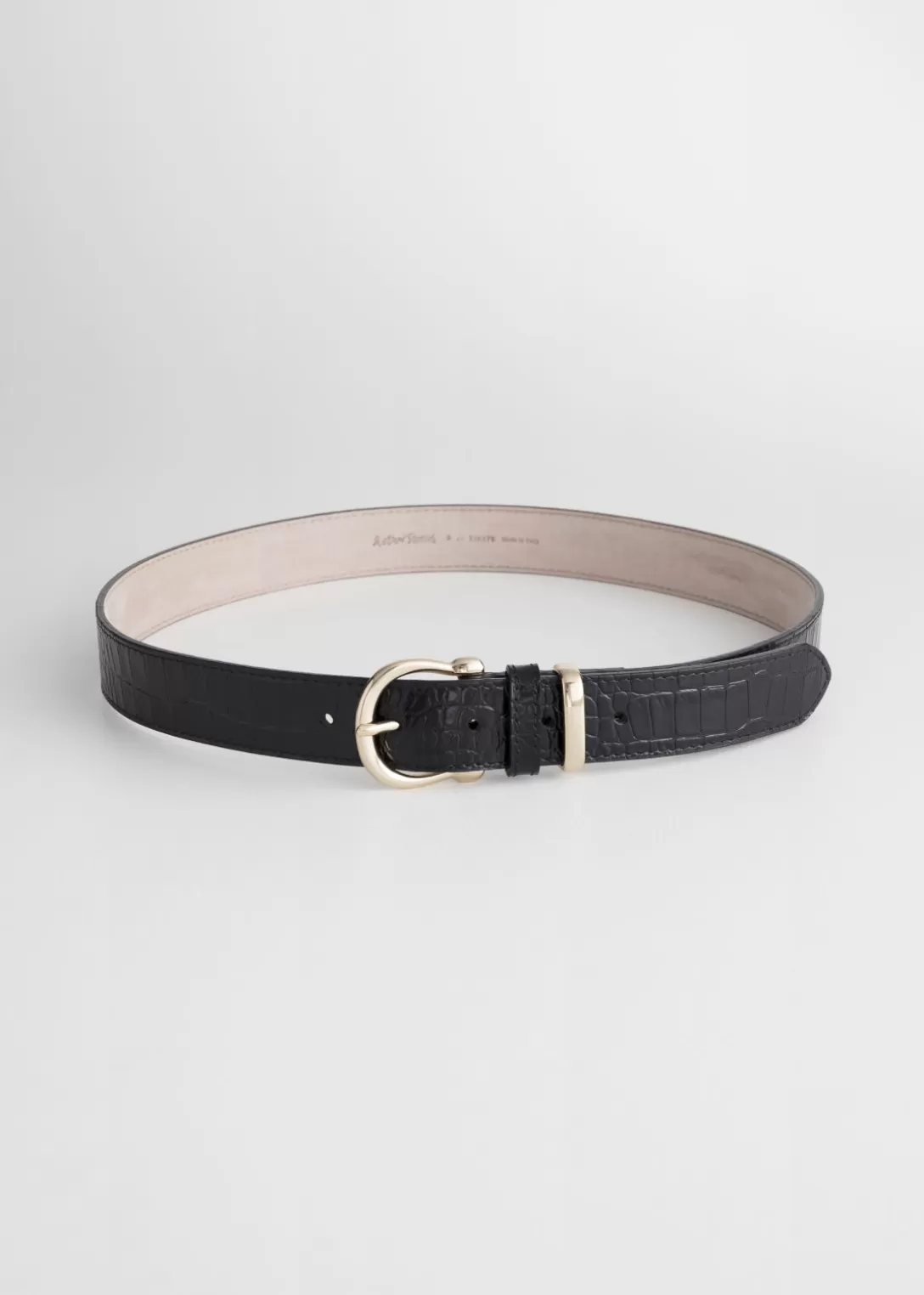 & Other Stories Ceinture En Cuir Croco Cheap