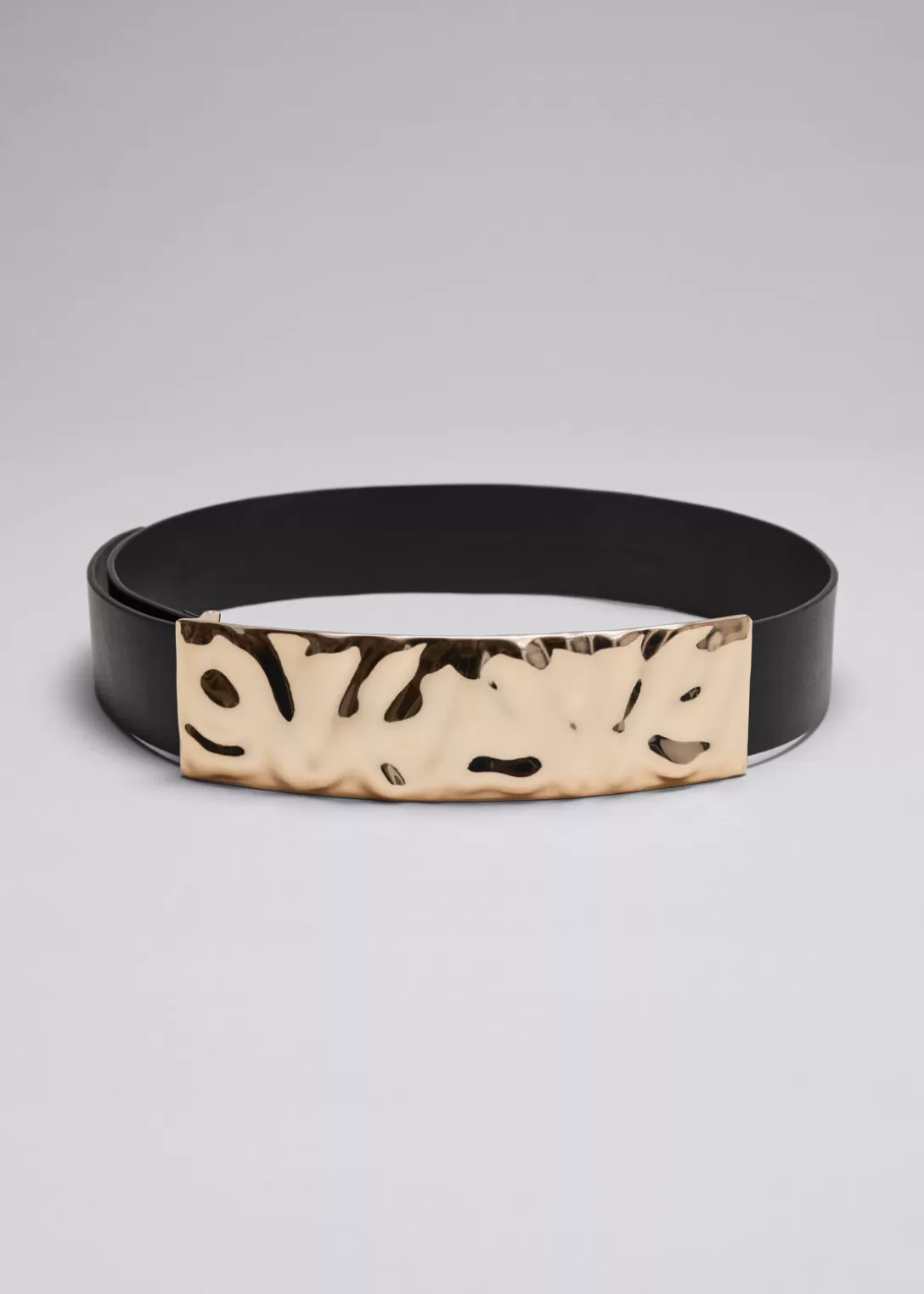 & Other Stories Ceinture Sculpturale D’exception Noir Best Sale