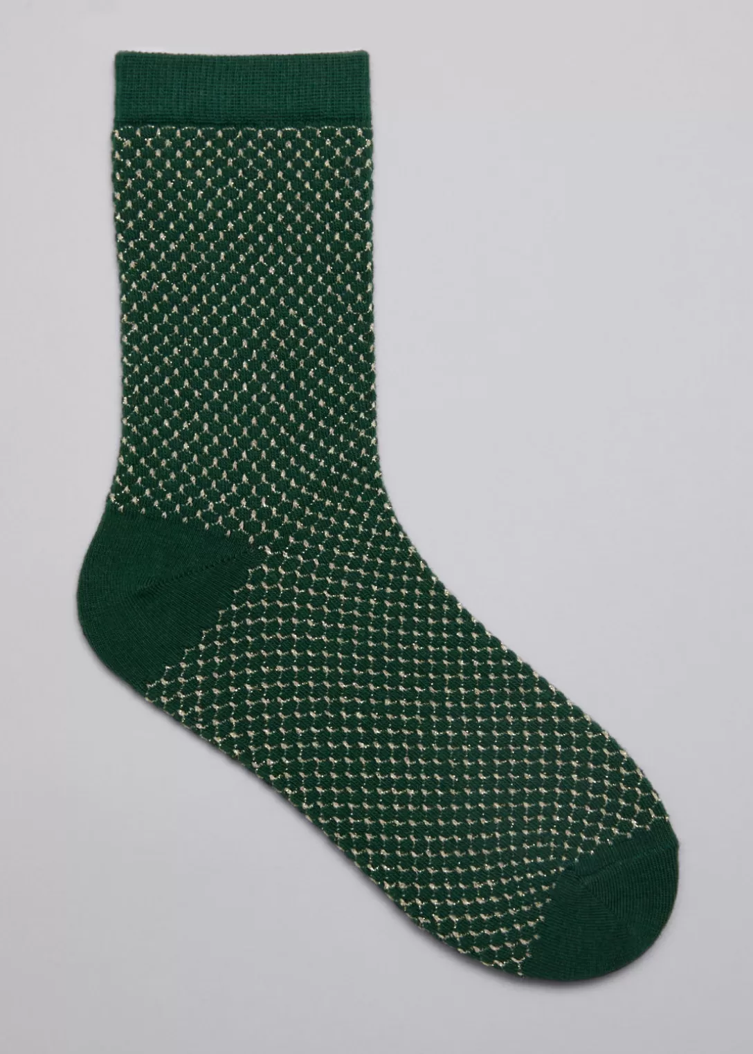 & Other Stories Chaussettes En Lurex Nid D'abeille Vert foncé Best