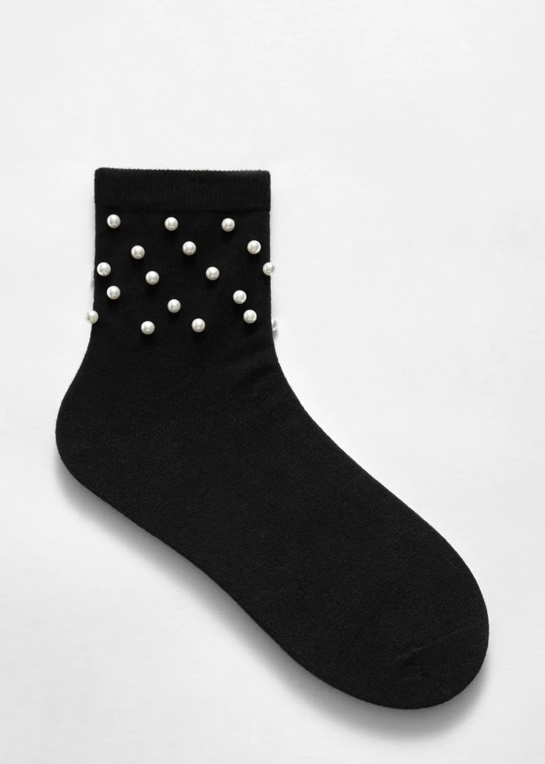 & Other Stories Chaussettes Ornées De Perles Noir Sale