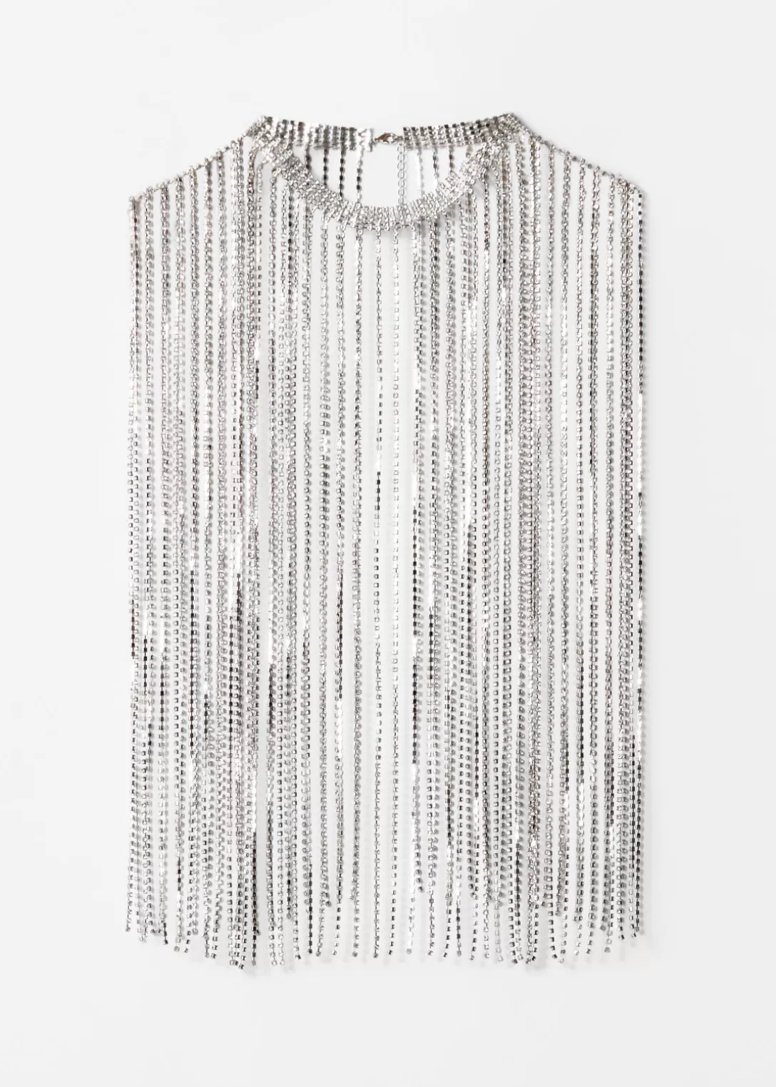 & Other Stories Collier En Strass D’exception Argenté Fashion