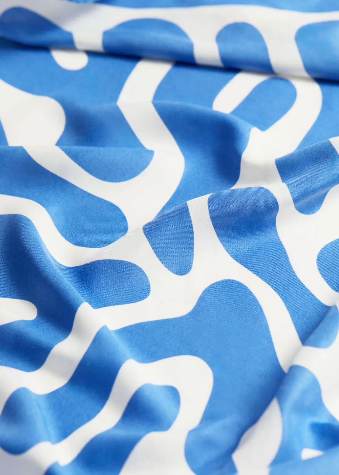 & Other Stories Foulard Carré Imprimé Bleu Cheap