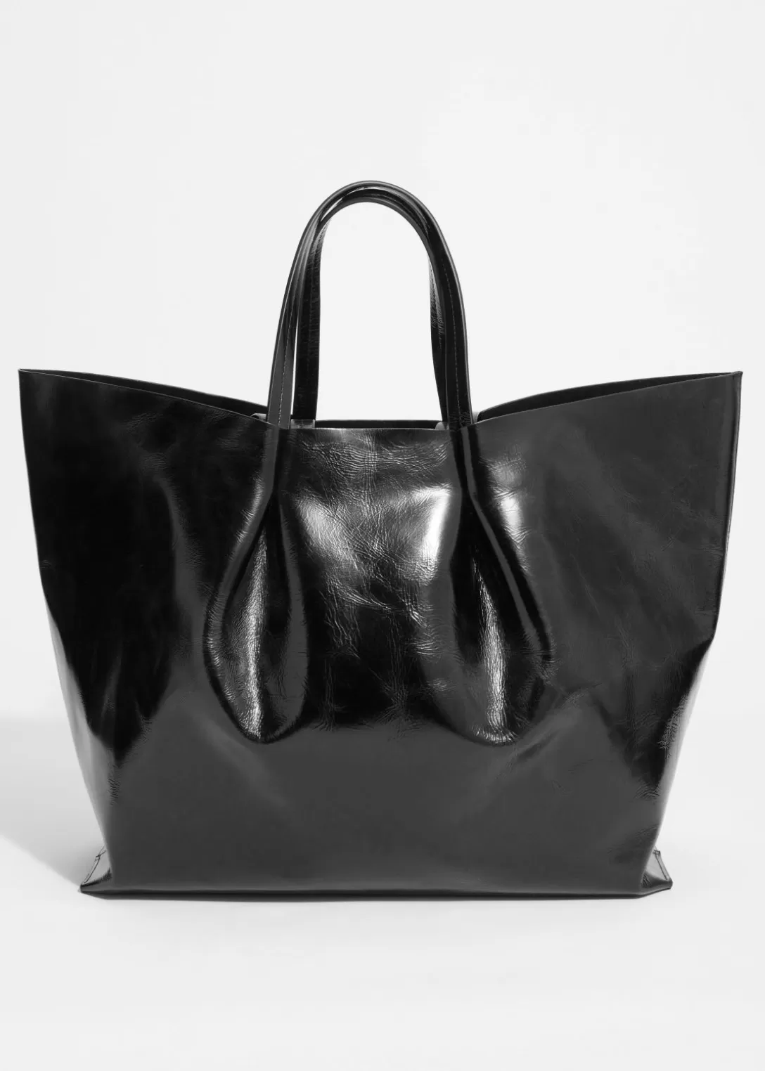 & Other Stories Grand Sac Cabas Noir Outlet