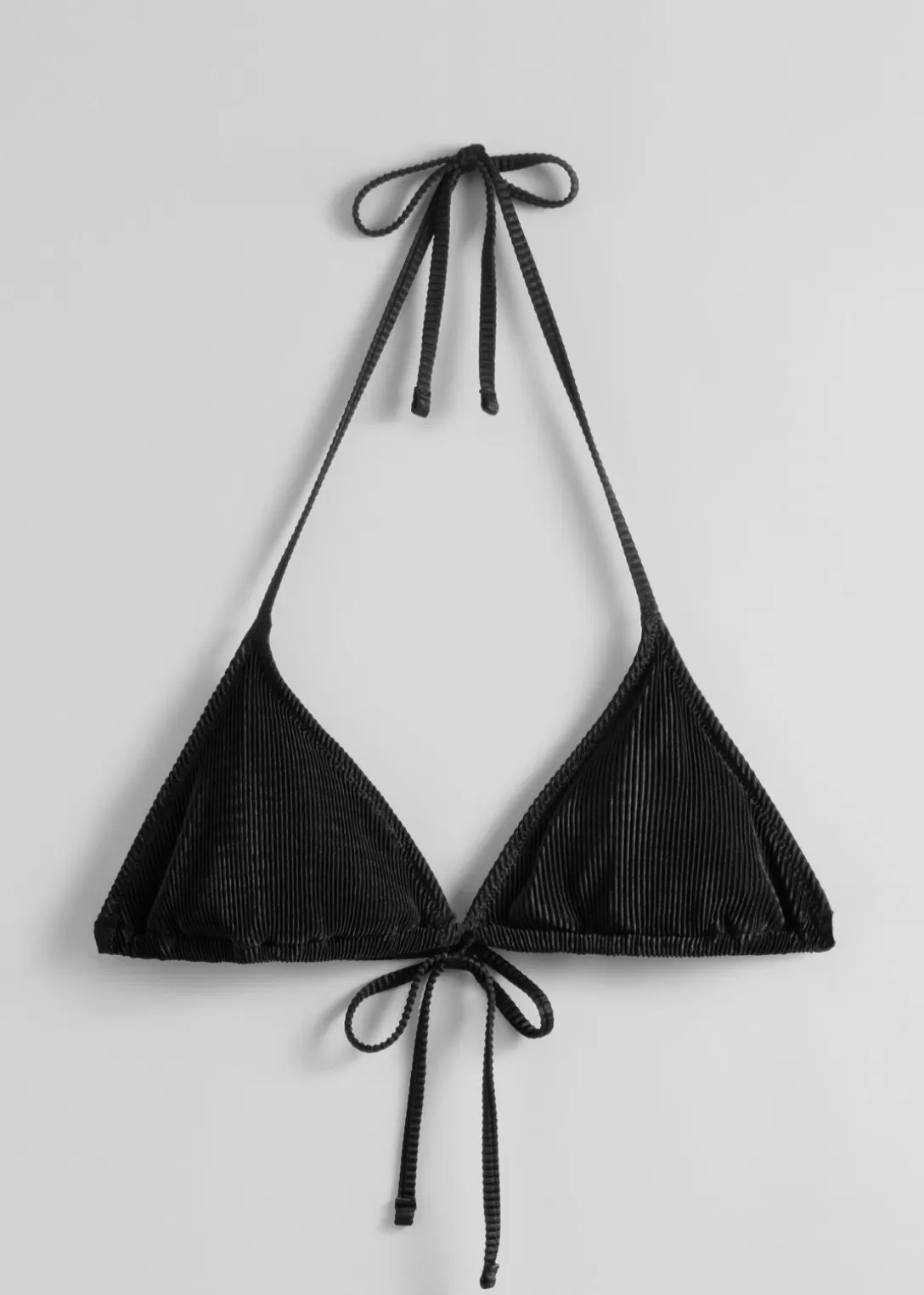 & Other Stories Haut De Bikini Triangle Plissé Flash Sale