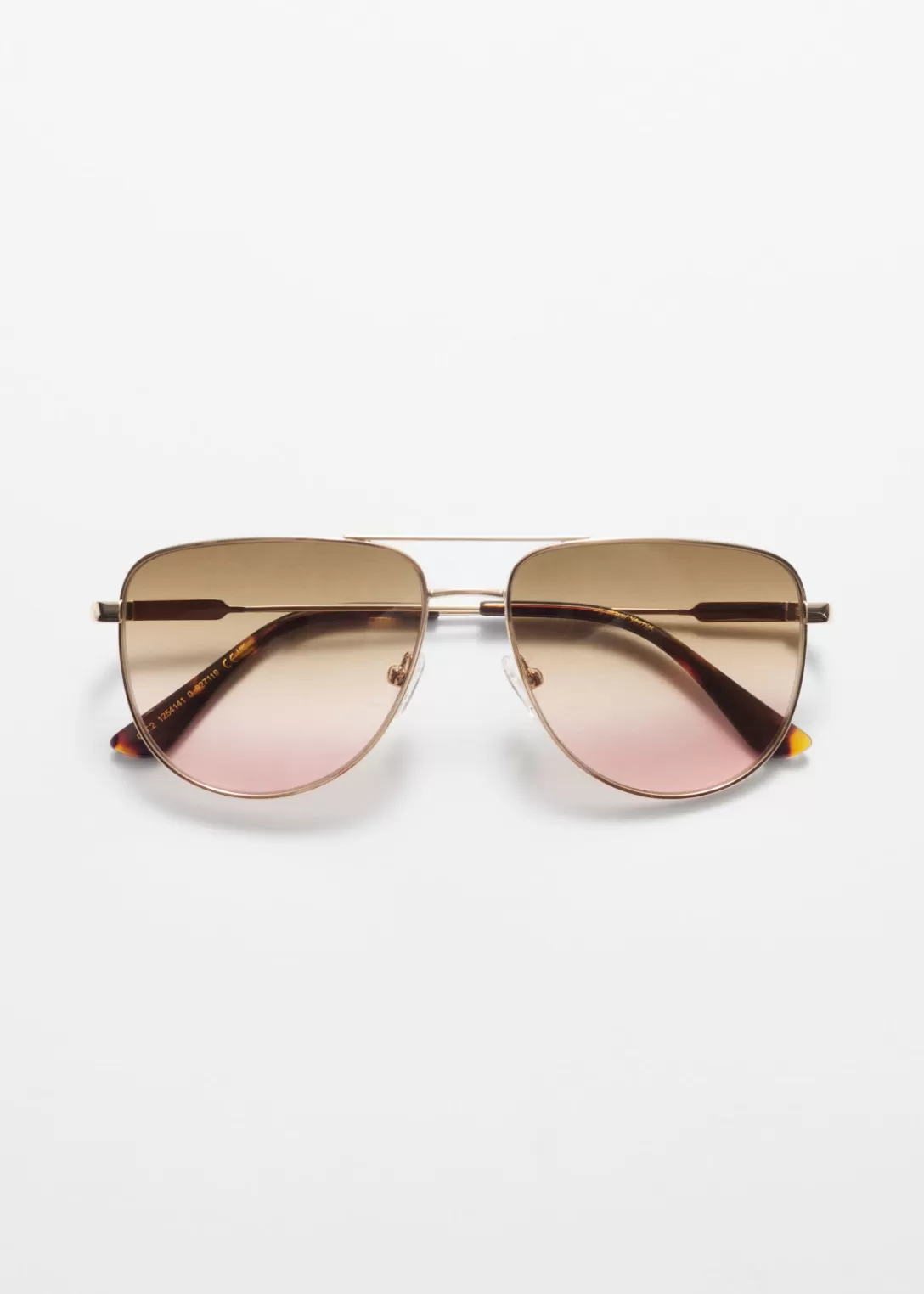 & Other Stories Lunettes De Soleil De Style Aviateur Marron Clair Flash Sale