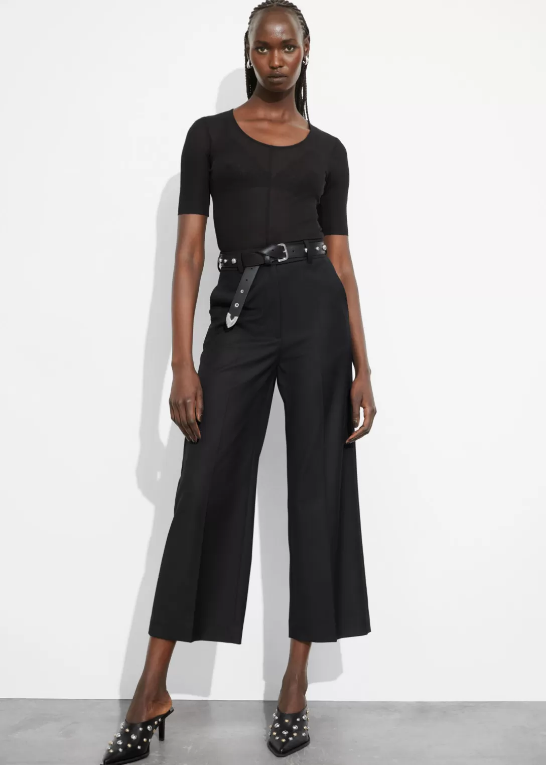 & Other Stories Pantalon Habillé Court Online