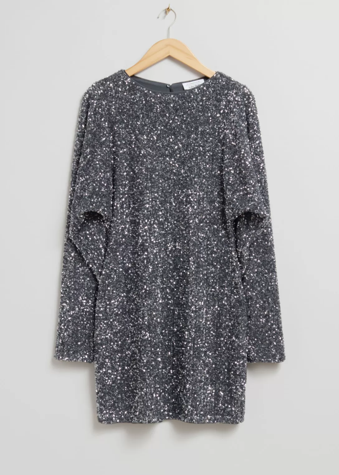 & Other Stories Robe Courte à Sequins Sequins gris Best