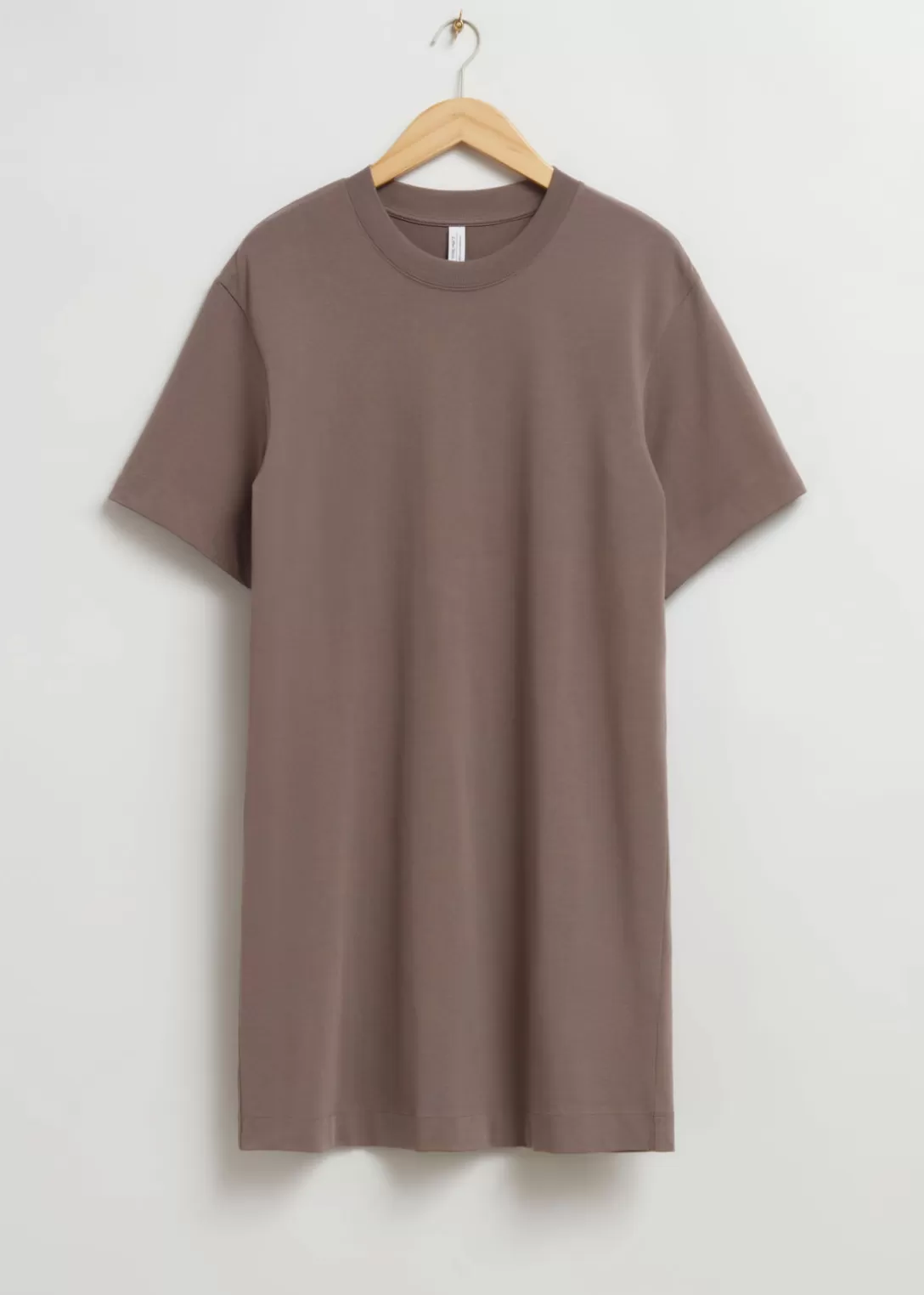 & Other Stories Robe T-shirt Midi Ample Marron Shop