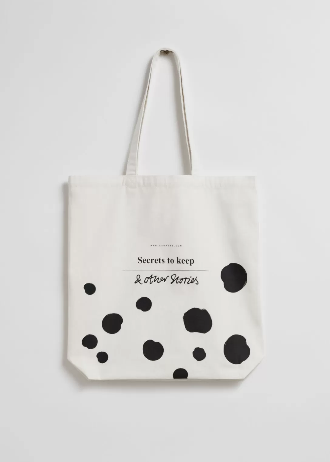 & Other Stories Tote Bag En Toile De Coton Couleur crème Online