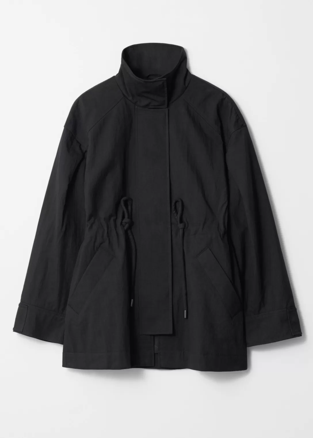 & Other Stories Veste Avec Cordon De Serrage à La Taille Noir Store